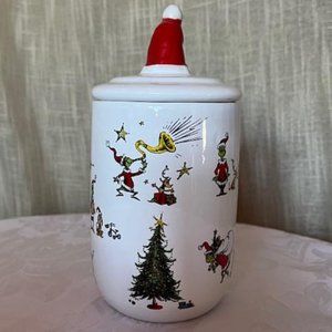 Zrike Brands Grinch Ceramic Canister
